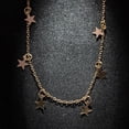 thumbnail image 4 of collar Collar Cinco puntiagudo Estrella de Accesorios El galvanoplastia Gargantilla Vintage para - oro oro Magideal collar, 4 of 5
