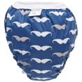 thumbnail image 2 of Kushies Baby Waterproof Training Pant (33-38 Pounds), Navy Mustache, Large, 2 of 2