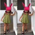 thumbnail image 5 of EcoNesxp Rabbit ear hat Hamburger hat Wool hat Rabbit ear piece 1 piece, 5 of 5