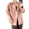 thumbnail image 6 of Sakmal Women Barn Jacket Peacoat Plus Size Pink Jacket Women Fall Clothes M, 6 of 7