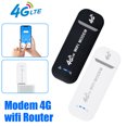 Onemayship Portable 4G Wireless Router Unlocked LTE Modem Mobile Broadband SIM Card Slot WIFI Hotspot Travel Essential(White)