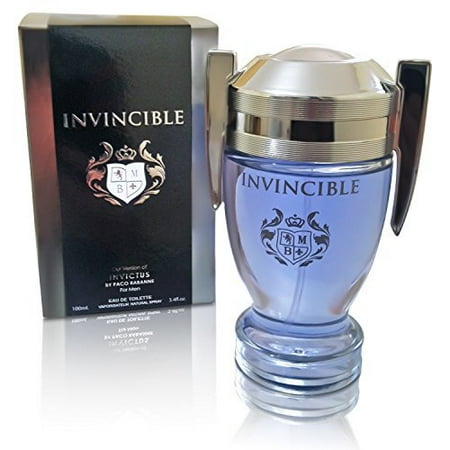 Invincible Perfume Eau De Toilette, Impression by Mirage Brands, 3.4 fl oz 100 ml - Long-Lasting Fragrance To Rock Every