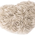 thumbnail image 5 of JWH Heart Throw Pillow Covers  Valentine's Day Gift for Girls Couch Bed Bedroom Chair 14x16inch Beige, 5 of 9