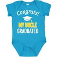 thumbnail image 3 of Inktastic Congrats My Uncle Graduated with Cap Boys or Girls Baby Bodysuit, 3 of 5