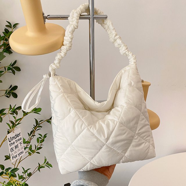 Bolso acolchado Bolso de gran capacidad Bolso de compras para mujer a la moda
