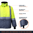 thumbnail image 5 of RefrigiWear Men's Freezer Edge Insulated Jacket - Ultra-Warm, Waterproof, Heavy-Duty Work Coat for Extreme Cold, -50°F Comfort, 5 of 8