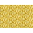 thumbnail image 1 of Ahgly Company Machine Washable Indoor Rectangle Transitional Bold Yellow Area Rugs, 8' x 10', 1 of 7