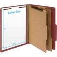 thumbnail image 3 of 10 Red Classification Folders - 2 Divider - 2 Inch Expansions - Durable 2 Prongs Designed To Organize Standard Medical Files, Law Client Files, Office Reports - Letter Size, Red, 10 Pack, 3 of 5