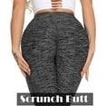 thumbnail image 2 of FITTOO Women Booty Yoga Pants Women High Waisted Ruched Butt Lift Textured Tummy Control Scrunch Leggings, 2 of 6