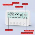 thumbnail image 3 of led small alarm clock luminous mute LED multifunction digital clock light with temperature Luminous Alarm Clock, 3 of 5