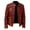 177# Wine, variant on YDDIAN Mens Leather Jacket - Cafe Racer Style Real Lambskin Leather Jacket Men Brown XL