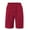 Wine Red, variant on YYDGH Mens Casual Waffle Shorts Elastic Waist Drawstring Textured Summer Beach Shorts