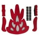 thumbnail image 4 of Forro De Tapa Kits de almohadillas de espuma internas para casco universal Juego de esponja sellada para ciclismo (rojo) Tmvgtek Libre de BPA, 4 of 9