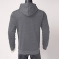 thumbnail image 5 of JTieacloth Men's Relaxed Fit -Lined Pullover Hooded Sweatshirt Comfortable and Soft Gray, 5 of 5