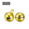 thumbnail image 3 of 12mm Small Jingle Bells for Craft DIY Christmas Vacuum Plating Gold Tone 48 Pack, 3 of 5