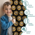 thumbnail image 3 of Blackout Kids Curtains,Black Sunflower Childrens Insulated Curtains Set Of 2,Bedroom Essentials,Toddler Room Decor 42x54in(106x137cm), 3 of 4