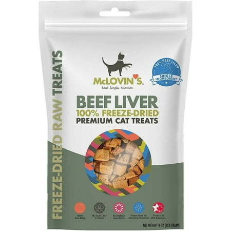 UPC: 0850021944117 | McLovin s Freeze-Dried Premium Cat Treats Beef Liver 4 oz