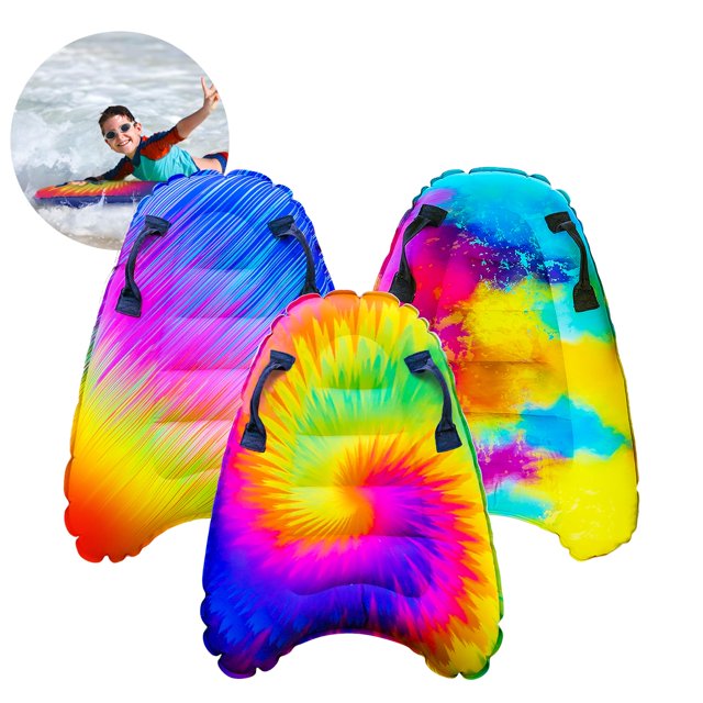 Tabla inflable de surf y bodyboard JAMBO para niños, paquete de 3