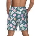 thumbnail image 4 of Daiia Cute Rabbit Easter Mens Swim Trunks Swim Shorts Quick Dry Swim Shorts with Mesh Lining Pockets-Medium, 4 of 9