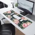 thumbnail image 2 of Long Mouse Pads for Desk,Pioneer Flower Floral Print Pattern Desk Mats on Top Of Desks, Desk Mouse Pad Extra Large with 3mm Non-Slip Base and Stitched Edge for Gaming,Office,Work,Home 31.5"x11.8", 2 of 6
