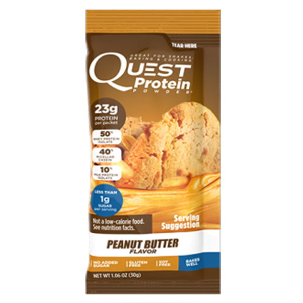 Quest Peanut Butter Flavor Protein Powder 30g Sachets Pack of 8