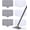 White and Gray, variant on Cordless Electric Spin Mop with Water Sprayer, Self-Propelled for Hardwood & Tile Floors, Adjustable Handle, 300ml Tank, 2500mAh Battery, Quiet Cleaning, Pink