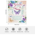 thumbnail image 5 of wajoiu Regalos para Mama Dia De Las Madres, Cumpleaño/Mom in Spanish, Mom Birthday Gift from Daughter Son, Mamá Throw Blanket 60" X 50", Mom Birthday Gift Ideas, Regalos para Mama Cumpleaños, 5 of 6