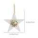 thumbnail image 3 of Ganfancp Christmas Snowflake Gold-Edged Transparent Decoration Christmas Tree Window Ornament Unique-Shaped Hanging Decorations Ofertas Del Día 1X 5 Estrellas, 3 of 6
