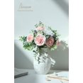 thumbnail image 5 of Artificial Flowers 25pcs Real Looking Ivory Foam Fake Roses with Stems for DIY Wedding Bouquets White Bridal Shower Centerpieces Arrangements Party Tables Decorations, 5 of 6