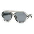 thumbnail image 5 of Iconic Classy Luxe Thick Metal Core Arm Racer Sunglasses Slate - Black, 5 of 8