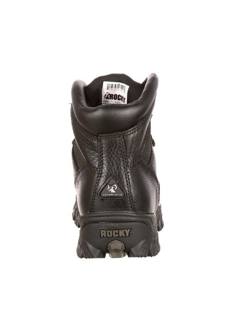 Rocky Work Boots Mens Alphaforce CT Waterproof Thick Heel Black R6004 Rocky Work Boots Mens Alphaforce CT Waterproof Thick Heel Black R6004
