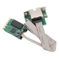thumbnail image 1 of Gigabit  Card, High Transfer Speed 1000Mbps RJ45 Port Cross Detection M.2 Ethernet Adapter  for Linux Operating Systems, 1 of 7