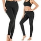 thumbnail image 5 of Pantalones deportivos de yoga para mujer Fitness Leggings para correr de cintura alta de secado rápido (S y negro), 5 of 8