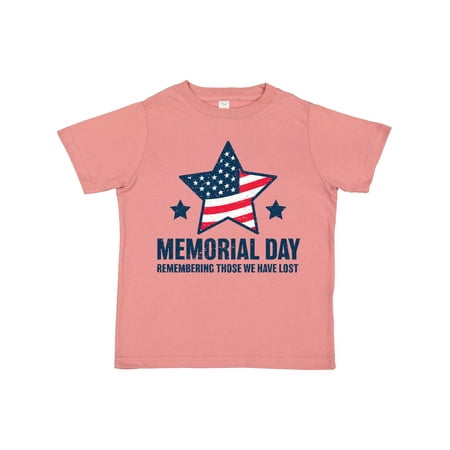 

Inktastic Memorial Day Grunge Remembering Those We Have Lost Gift Toddler Boy or Toddler Girl T-Shirt