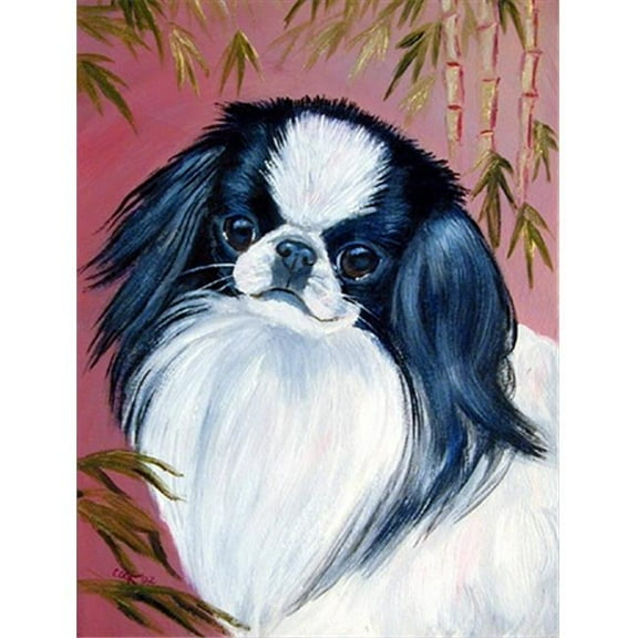 11 x 15 in. Japanese Chin Garden Size Flag