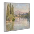 thumbnail image 3 of Stupell Industries Place By The Lake Landscape & Nature Painting Gray Framed Art Print Wall Art, 14 x 11, 3 of 8