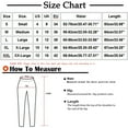 thumbnail image 2 of Bigersell Distressed Pants for Women Full Length Pants Women Solid Cotton Linen Ankle-Length Pants Pokets Casual Elastic Trousers Long Pants Trousers Ladies' Patchwork Pants, 2 of 9