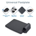 thumbnail image 2 of AlveyTech Universal Footplate for Drive Medical Blue Streak Wheelchair - (STDS4S0906-1) Footplates for Foot and Leg Support, Replacement Parts for Footrest, Fits many other Wheelchairs with 7/8" Tubes, 2 of 9