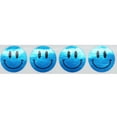 thumbnail image 2 of Metallic Blue Happy Face Stickers | 1" Inch Round | 500 Pack, 2 of 2