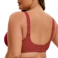 thumbnail image 4 of INNERSY Plus Size Seamless Wireless Bra for Women Full Coverage No Underwire Everyday Bralette(XL,Red), 4 of 7