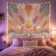 thumbnail image 2 of Lotus Flower Serves With Characterized Layers Rounded Petals, Mystical Fantasy for Space Lovers, Galaxy Room Decor, Valentine's Day Gift, Tapestry Wall Hanging for Bedroom and Dorm, 2 of 7