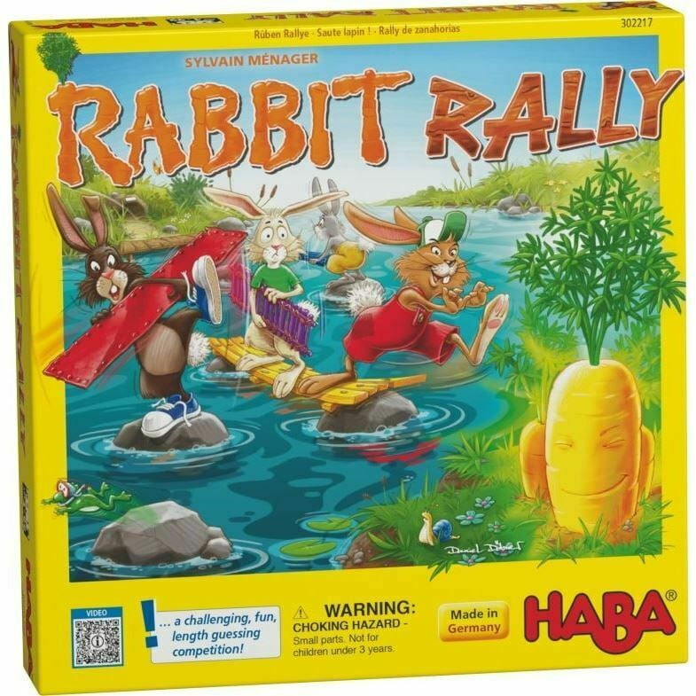 HABA Rabbit Rally - A Challenging and Fun Guessing Game for Ages 4 and ...