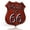 Red, variant on Route 66 Metal Sign Collection, Vintage American Highway Shield, Wall Decor, Multiple Designs