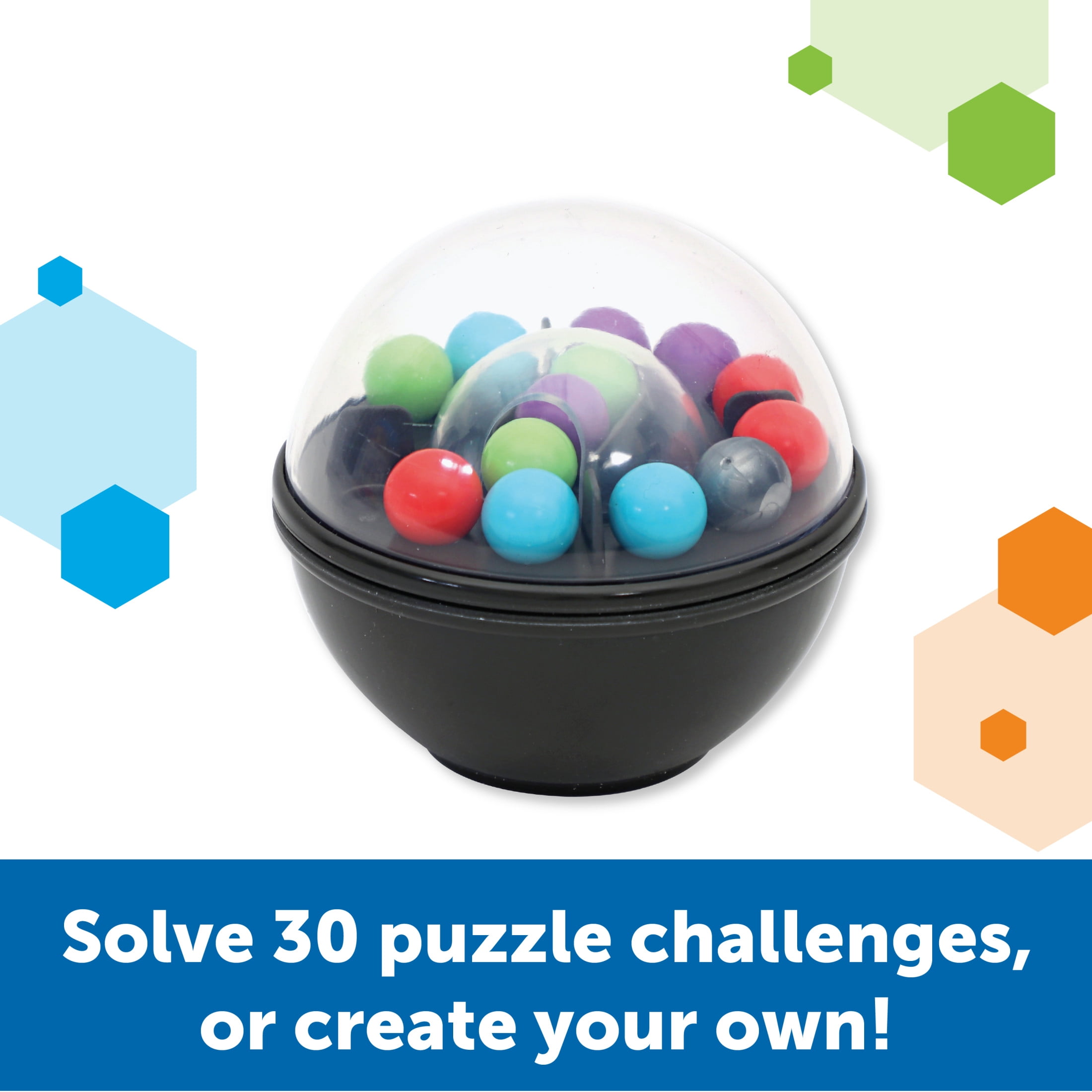 Learning Resources Scramboozle! Puzzle Ball - 3D Brain Teasers, Ages 6+