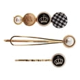 thumbnail image 2 of Accesorios para el cabello para niñas, mujeres, broches para el cabello, de metal dorado, pasadores, 2 of 3