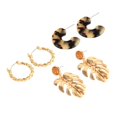 thumbnail image 4 of 3 Pares De Acrílico Cuelgan Los Pendientes Para Las Mujeres Pendientes Del Hilo De La Gota Pendiente Del Pendiente Pendientes Del Aro Fijados Para Las Zulema Pendientes geométricos de moda, 4 of 8