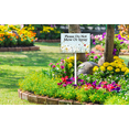 thumbnail image 4 of Eveokoki Please Do Not Mow Or Spray Yard Sign with Stakes 12×8in, Sturdy Aluminum Signs Rust Free,Garden Lawn Sign, No Spray Signs for Lawn Yard Garden Decor, 4 of 6