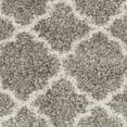 thumbnail image 4 of SAFAVIEH Hudson Jaye Geometric Shag Runner Rug, Grey/Ivory, 2'3" x 20', 4 of 11