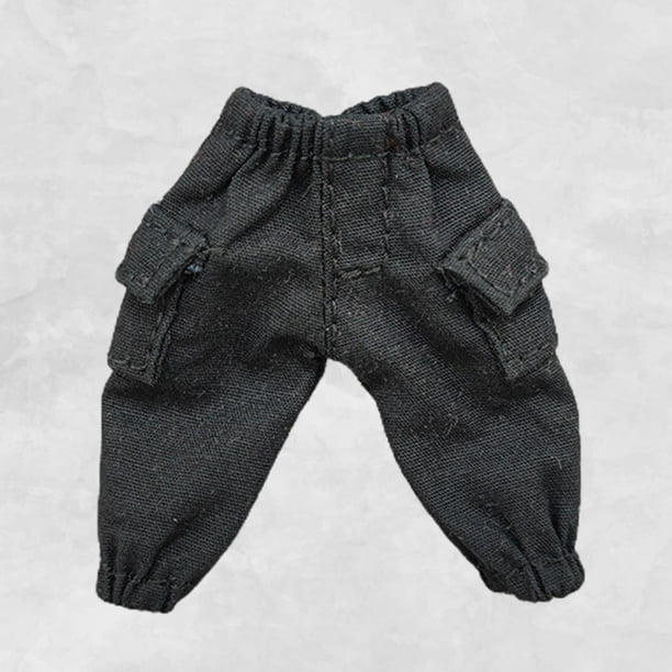 Pantalones casuales CUTICAT para figura de acción 1/18 negro