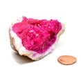 thumbnail image 3 of 2.6" 110g Dyed Pink Rose Quartz Cluster Specimen Sparkling Gemstone Crystal Mineral Geode Rough - Morocco, 3 of 4